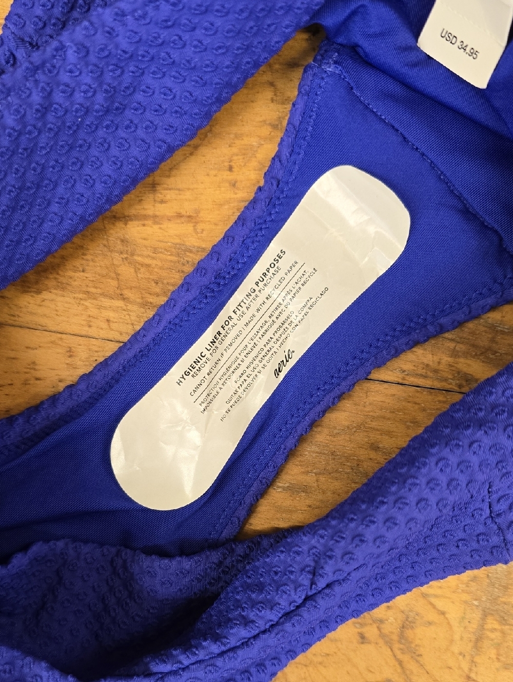 Aerie Crossover High Cut Cheeky Bikini Bottom - Picture 4 of 5